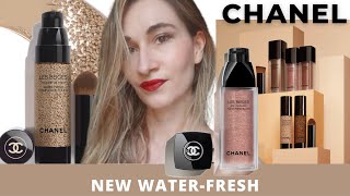 NEW CHANEL Les Beiges WATER FRESH COMPLEXION TOUCH amp BLUSH Summer22B10 amp Light Pink ReviewSwatch [upl. by Trudi]