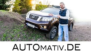 Nissan Navara NP300 2017 23l 190 PS im Fahrbericht und Test  Offroad im Steinbruch [upl. by Ytsirc135]