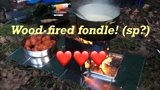 Cooking something different on a twigstove  Firebox nano [upl. by Brag]