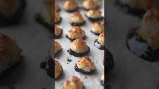 Simple 4Ingredient Dessert Coconut Macaroons Recipe [upl. by Tera]