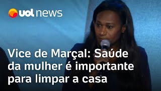 Vice de Pablo Marçal diz que saúde da mulher é importante para limpar a casa [upl. by Nnaeed]