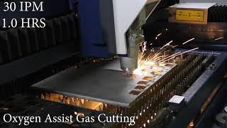 Hans 8000 Watt Thick Plate Cutting  High Speed [upl. by Artenra493]