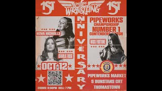 ANNIVERSARY  Nova Nicholls vs Charlie Rose vs Miss Fortune  No1 Contendership Triple Threat [upl. by Asirac]