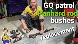 Panhard rod bush replacement on the GQ Patrol [upl. by Namaan]