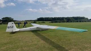 Skylark aerotow at Kent Gliding Club Pilot Malcolm Kerley [upl. by Salzhauer]