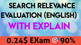 Search Relevance Evaluation English024examtolokayandex [upl. by Jemimah]