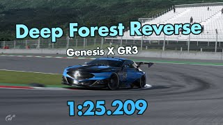 125208 Deep Forest Reverse  Genesis X Gr3  Gran Turismo 7 [upl. by Ehr]