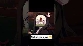 Nezuko cute moments demonslayer anime animeedit shorts shortfeed [upl. by Jadda]