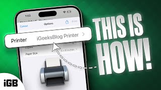 How to Print From iPhone With or Without AirPrint 2024 Guide 😎👌🔥 [upl. by Frayda]