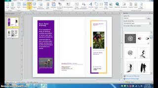 Creating a Brochure with Publisher [upl. by Ydisahc763]