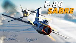 F86 Sabre Vs Mig15 Dogfight  Digital Combat Simulator  DCS  Korea 1950  4K [upl. by Adnelg]