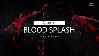 Blood Splash  Motion Graphics [upl. by Erialb]