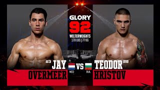 Jay Overmeer v Teodor Hristov  GLORY 92 Rotterdam [upl. by Bonne]