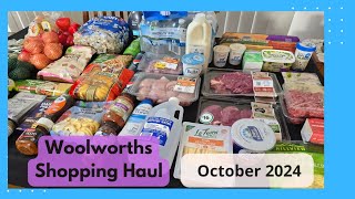 Woolworths Weekly Shopping Haul  29 October 2024 [upl. by Yebot]