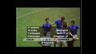 quotGame of the Centuryquot Italy 43 West Germany 1970 FIFA World Cup Goals [upl. by Anailli]