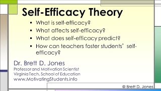 SelfEfficacy Theory v1 [upl. by Rika]