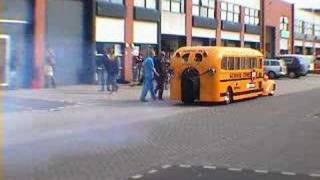 American Schoolbus with Jet Engine [upl. by Sabba77]