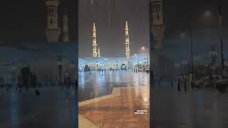 Waha pe Shan se barish barsna ham bhi dekhenge madina viralvideo shortvideo makkahmadinah bayan [upl. by Gardol]