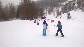 Dag 1 van de SIMABU sneeuwklassen 2018 in Zinal [upl. by Seni]