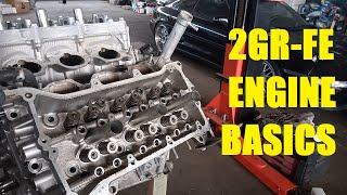 Toyota 2GRFE Engine Basic Details amp Teardown [upl. by Marte906]