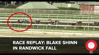 Australian jockey Blake Shinn breaks neck after fall at Randwick barrier trial [upl. by Wiese]