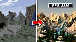 ✨ 3 SHADERS LEVE para PC FRACO no MINECRAFT 121 ✨ [upl. by Imuya]