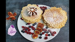 Das Beste Waffel Rezept aller Zeiten I Grundrezept für leckere Waffeln [upl. by Buff]