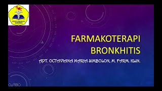 Farmakoterapi Bronkitis [upl. by Pardew]