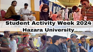 Student Activity Week 2024 in Hazara University Mansehra  Faisal Nouroz [upl. by Nomor135]