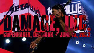 Metallica Damage Inc Copenhagen Denmark  June 15 2022 [upl. by Aneeuqal]