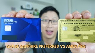 Chase Sapphire Preferred vs Amex Premier Rewards Gold [upl. by Kahn348]