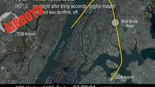 NTSB Animation Flight 1549 Hudson River Landing US Airways [upl. by Ailem690]