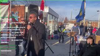 🔴15 MINUTE CITY EDMONTON PROTEST CHRIS SKY💥 [upl. by Gnilrac]