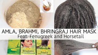 Strengething Hair Mask Amla Brahmi Bhringraj [upl. by Cathryn]