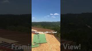 Framing a house for a view views housebuilder balcony [upl. by Shamma]