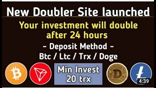 cryptospeedltd New Doubler Websiteaunch Running day 00 Live Deposit ampWithdraw Proof [upl. by Htebaile624]