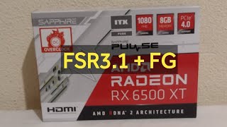 Cyberpunk 2077  RX 6500 XT 8GB  FSR  FG [upl. by Ellard]