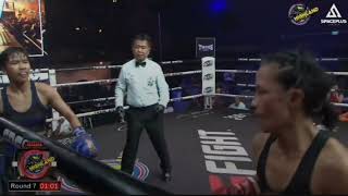 Jessabelle Pagaduan vs Peeyaluk SONPOKANG courtesy highlandboxingpromotions [upl. by Madaras]