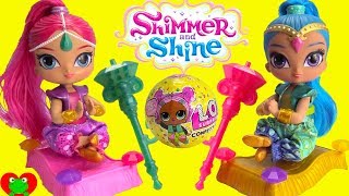 Genie Unboxes Shimmer and Shine Floating Genies and Magical Surprises [upl. by Beattie]