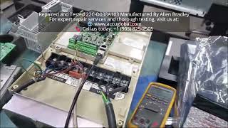 Repaired and Tested 22CD038A103 Manufactured By Allen Bradley [upl. by Rosalind588]