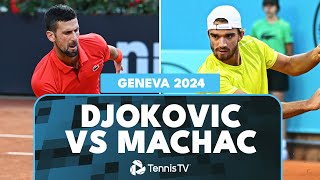 Novak Djokovic vs Tomas Machac Highlights  Geneva 2024 SemiFinal [upl. by Mayhew]