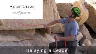 Belaying a Leader [upl. by Aniat]