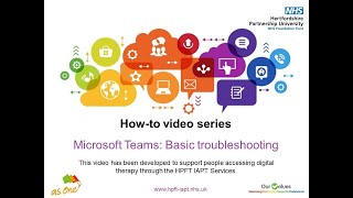 Howto video MS Teams basic troubleshooting [upl. by Saunders175]