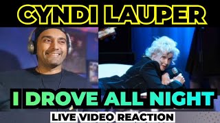 Cyndi Lauper  I Drove All Night from LiveAt Last  First Time Reaction [upl. by Karlik]