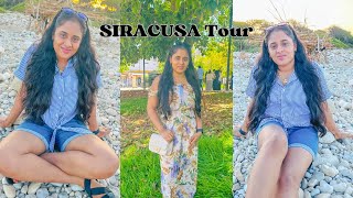 SIRACUSA Tour  CASSIBILE BEACH එකේ හවසක් 🌊⛅️✨ Life In Italy 🇮🇹  Vlog 1  ​⁠​⁠VidaraBotheju [upl. by Aehsal]