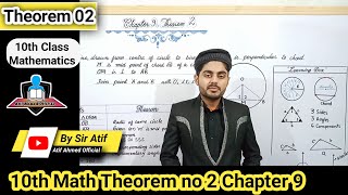 Theorem 92 class 10  10th class math solution ch 9 theorem no 2  theorem no 2 chapter 9 class 10 [upl. by Congdon343]