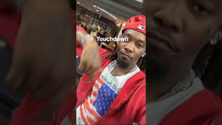 Offset of The Migos At The Atlanta Falcons Football Game offset [upl. by Hutchings103]