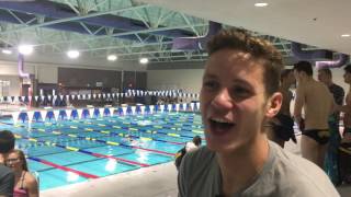 Carter Grimes talks about his swimming career [upl. by Ocker]