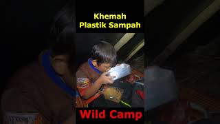 Camping dalam Khemah Plastik Sampah Tengah Hutan camping outdoors araskyoutdoors [upl. by Fulton]