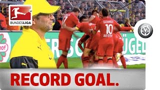 Karim Bellarabi’s 9Second Record Goal Against Dortmund [upl. by Shum441]